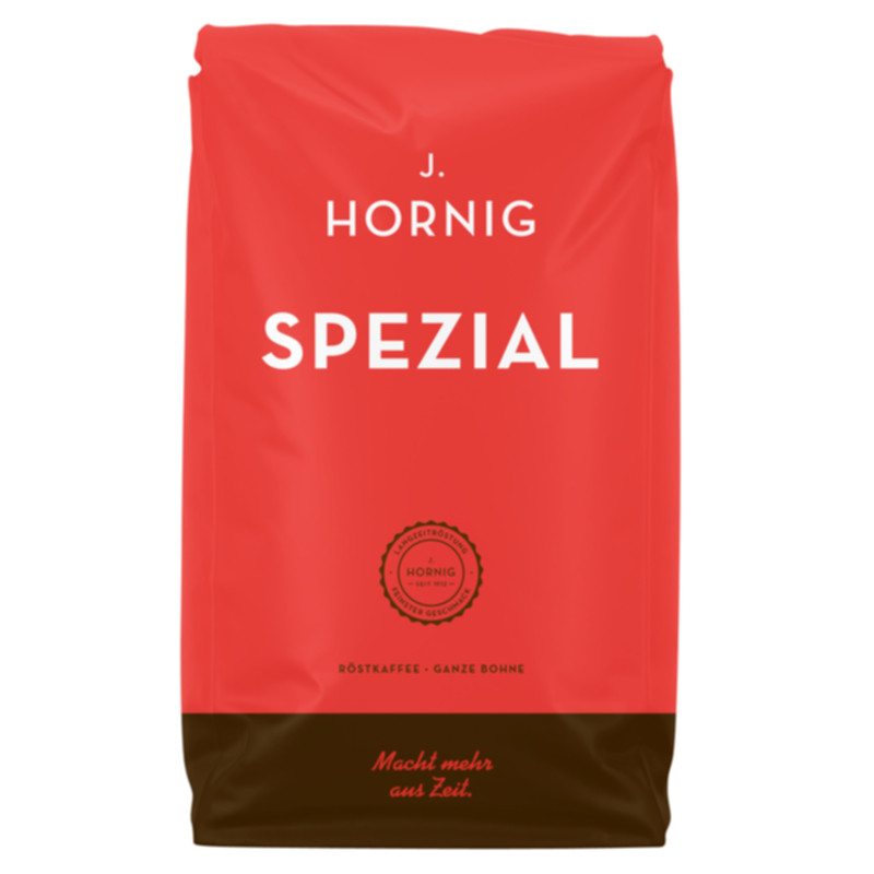 Hornig Spezial Bohne 500 g aromatische Kaffeebohnen mit ausgewogener Röstung für vollen Geschmack